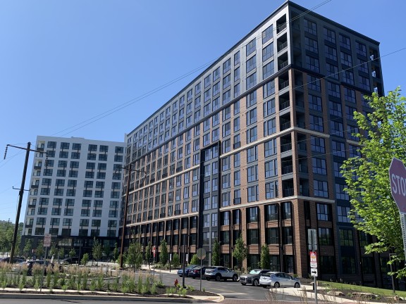 New apartment building in Conshohocken.