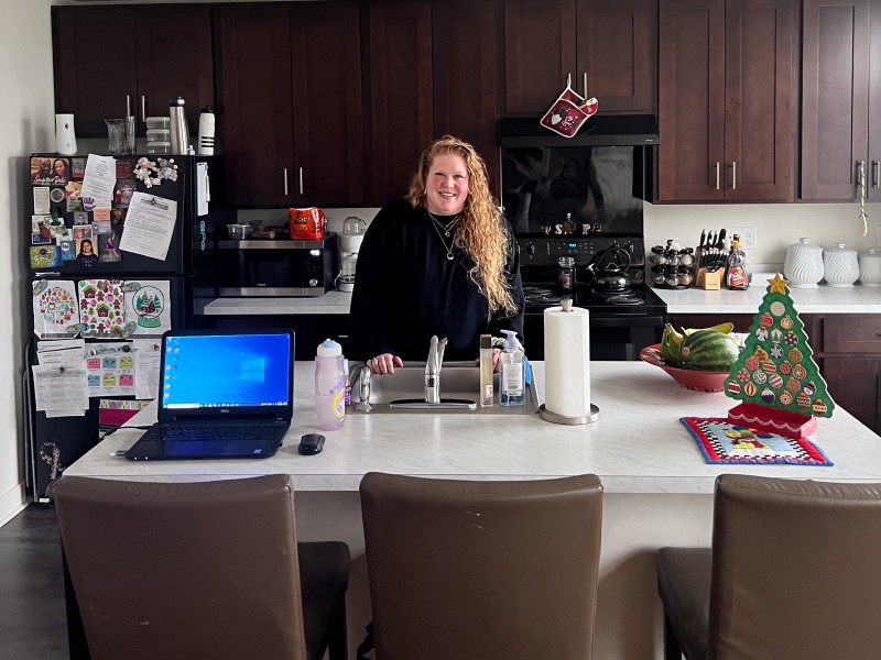 Heidi in kitchen